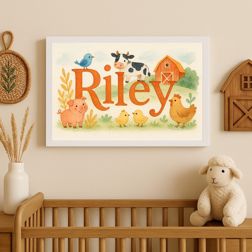 Riley's Customized Farm Name Art 04