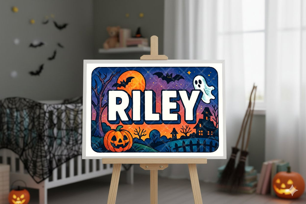 Personalized name art for Riley