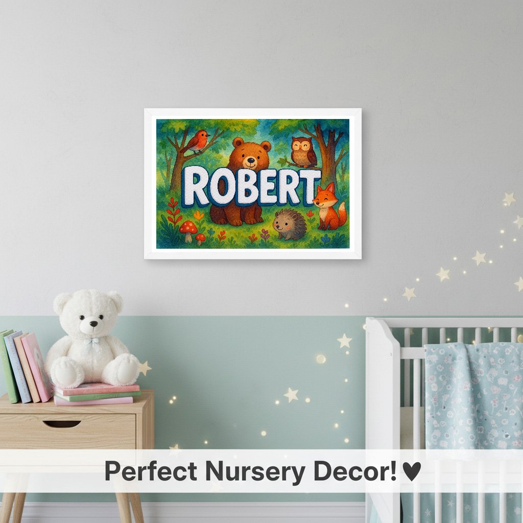 Personalized name art for Robert