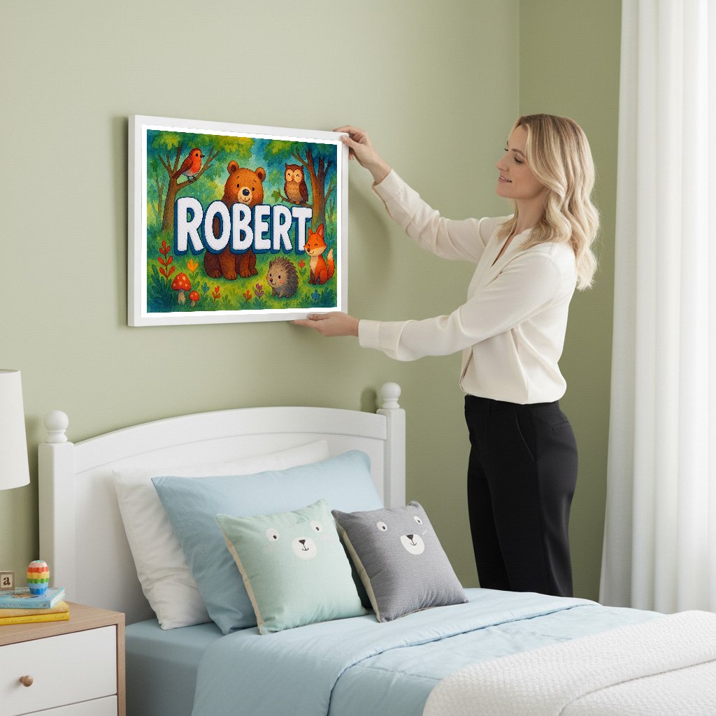 Personalized name art for Robert