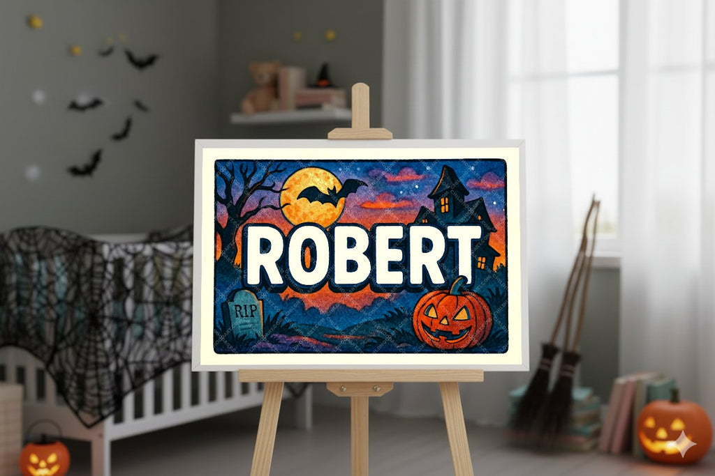 Personalized name art for Robert