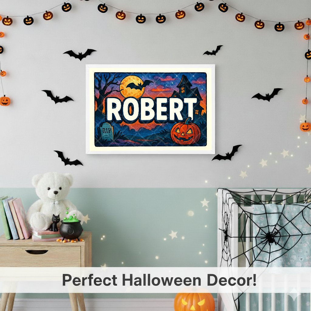 Personalized name art for Robert