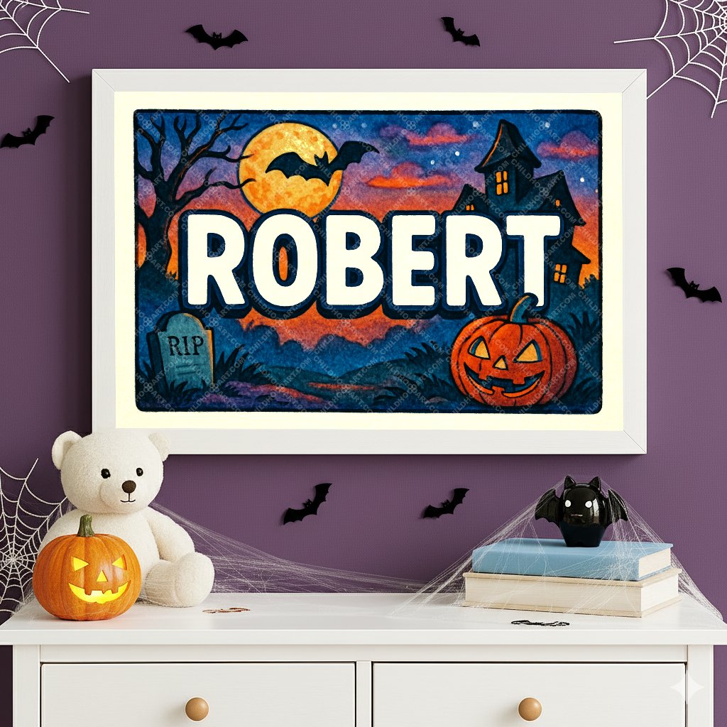 Personalized name art for Robert
