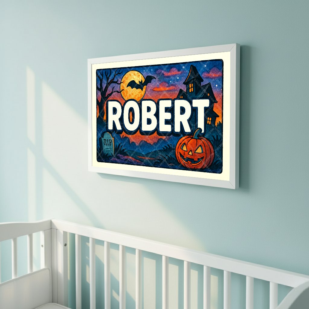 Personalized name art for Robert