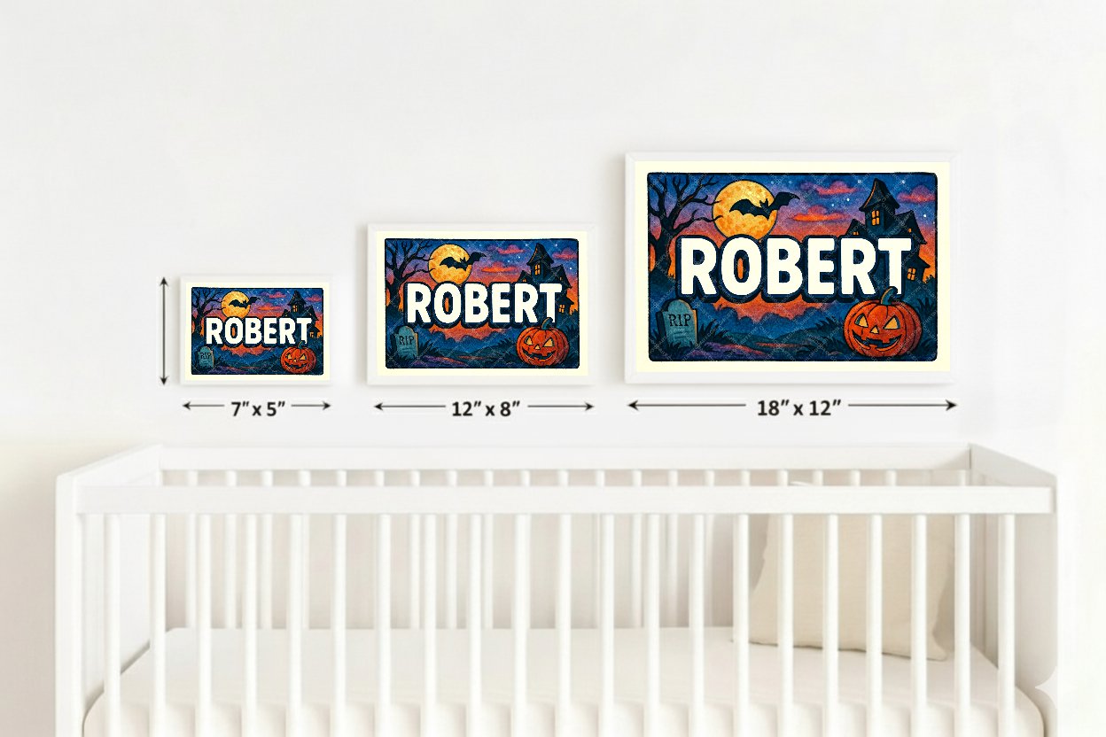Personalized name art for Robert