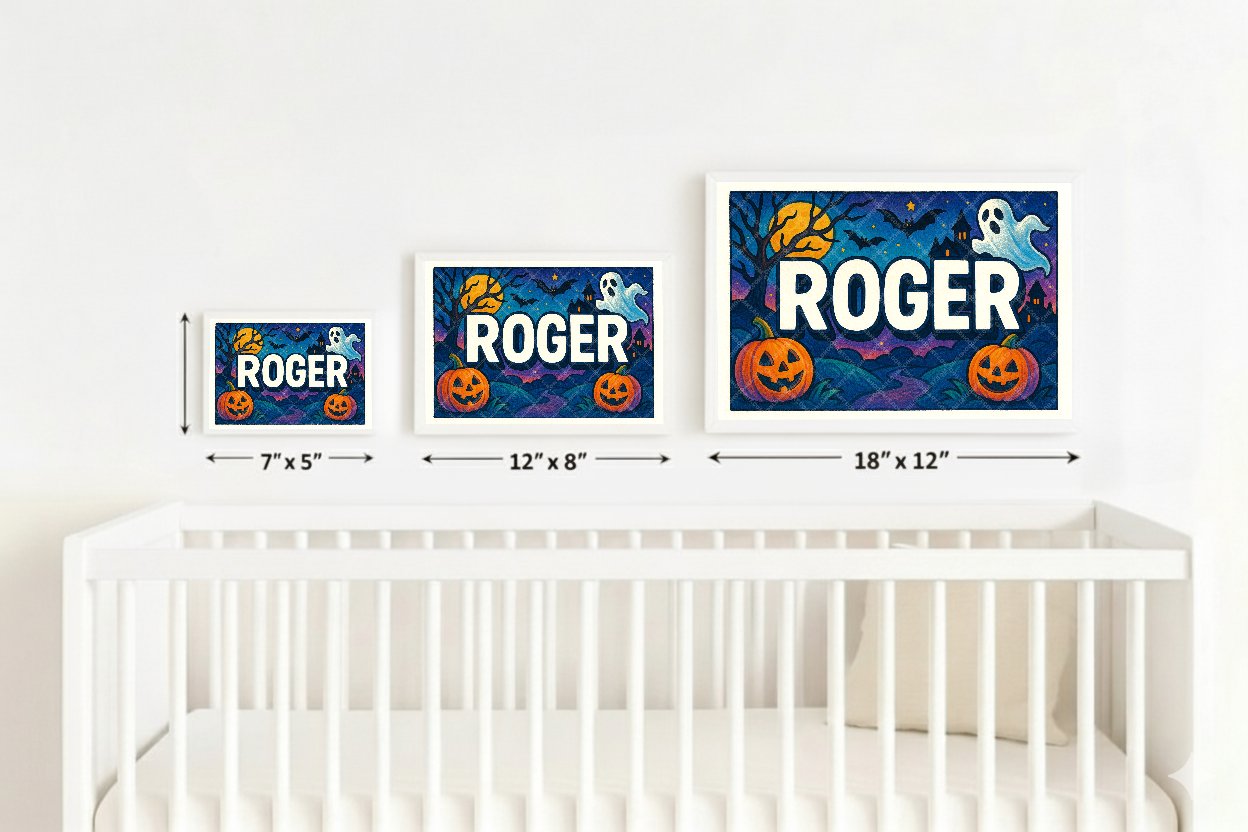 Personalized name art for Roger