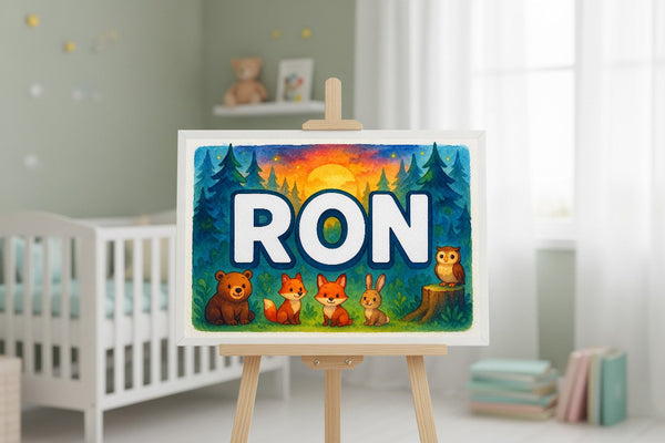 Ron’s Personalized Forest Friends Art