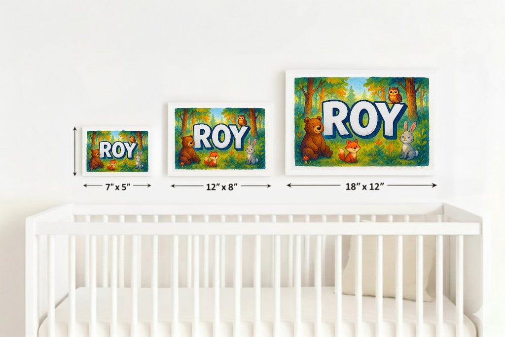 Personalized name art for Roy
