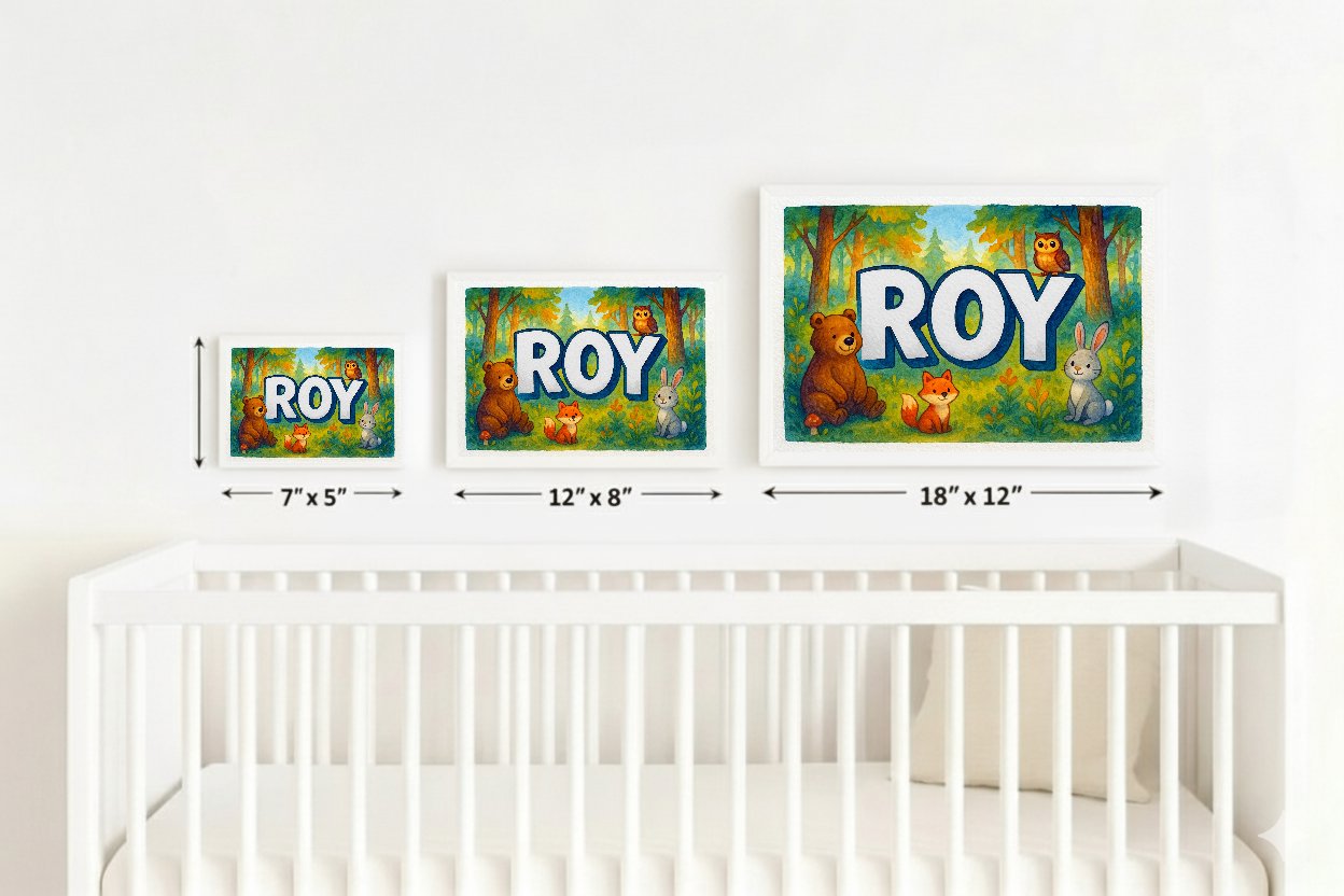 Personalized name art for Roy