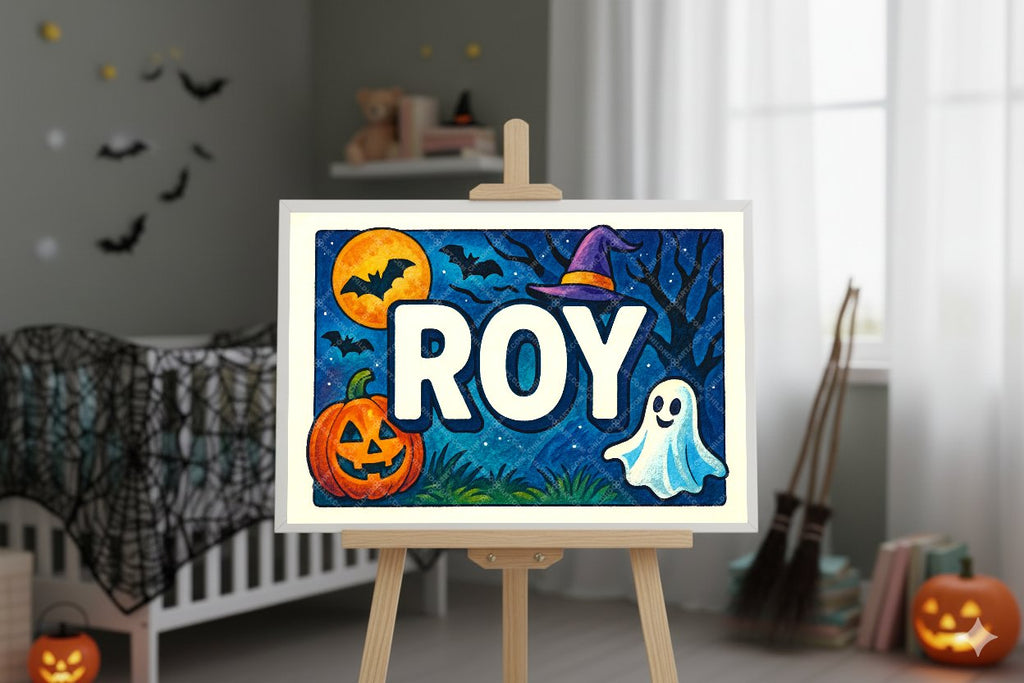 Personalized name art for Roy