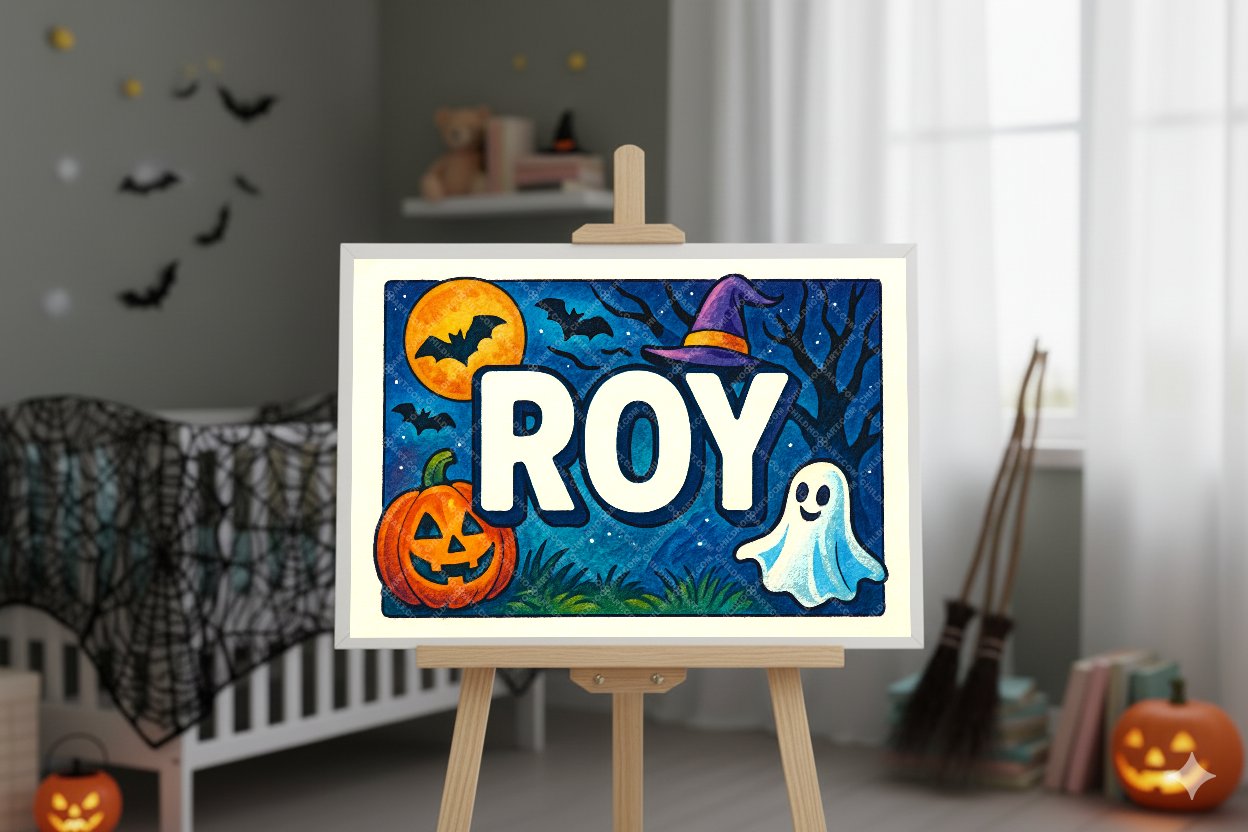 Personalized name art for Roy