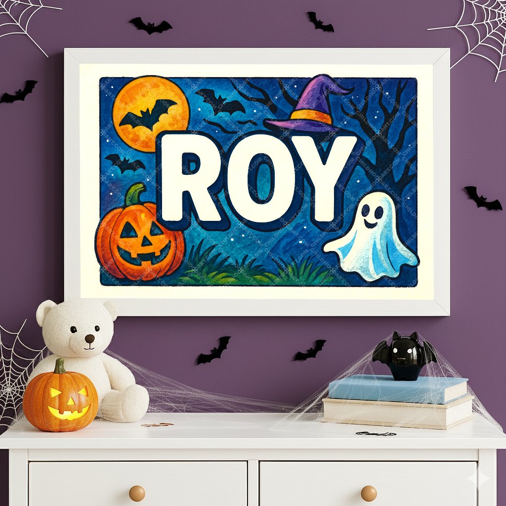 Personalized name art for Roy