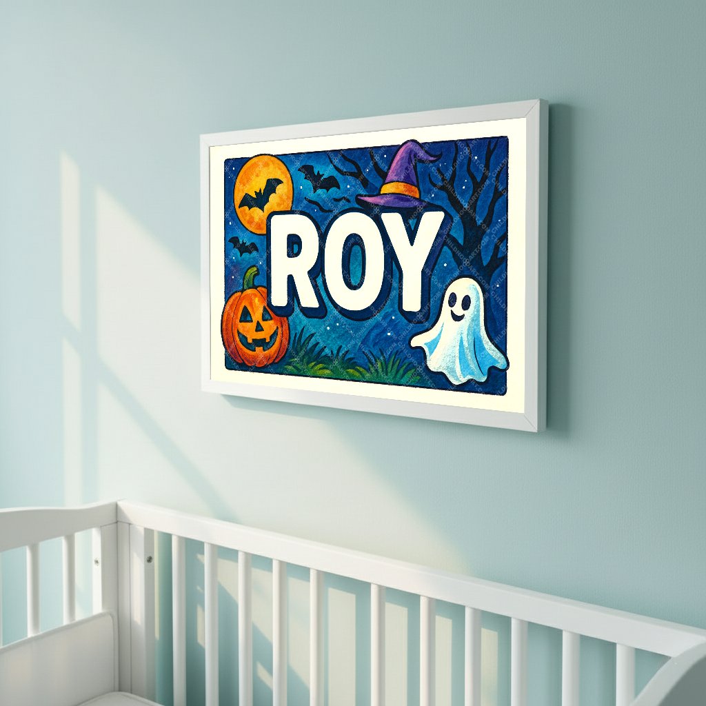 Personalized name art for Roy