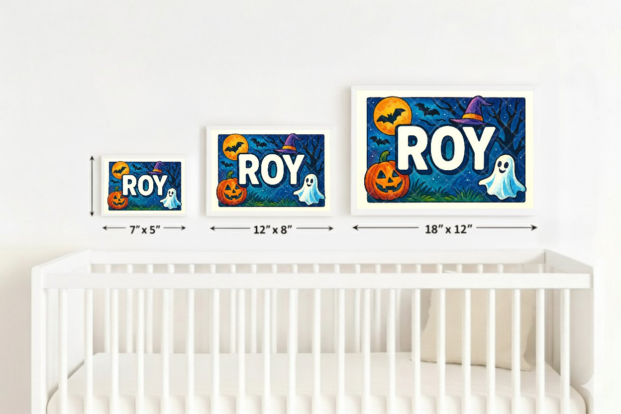 Personalized name art for Roy