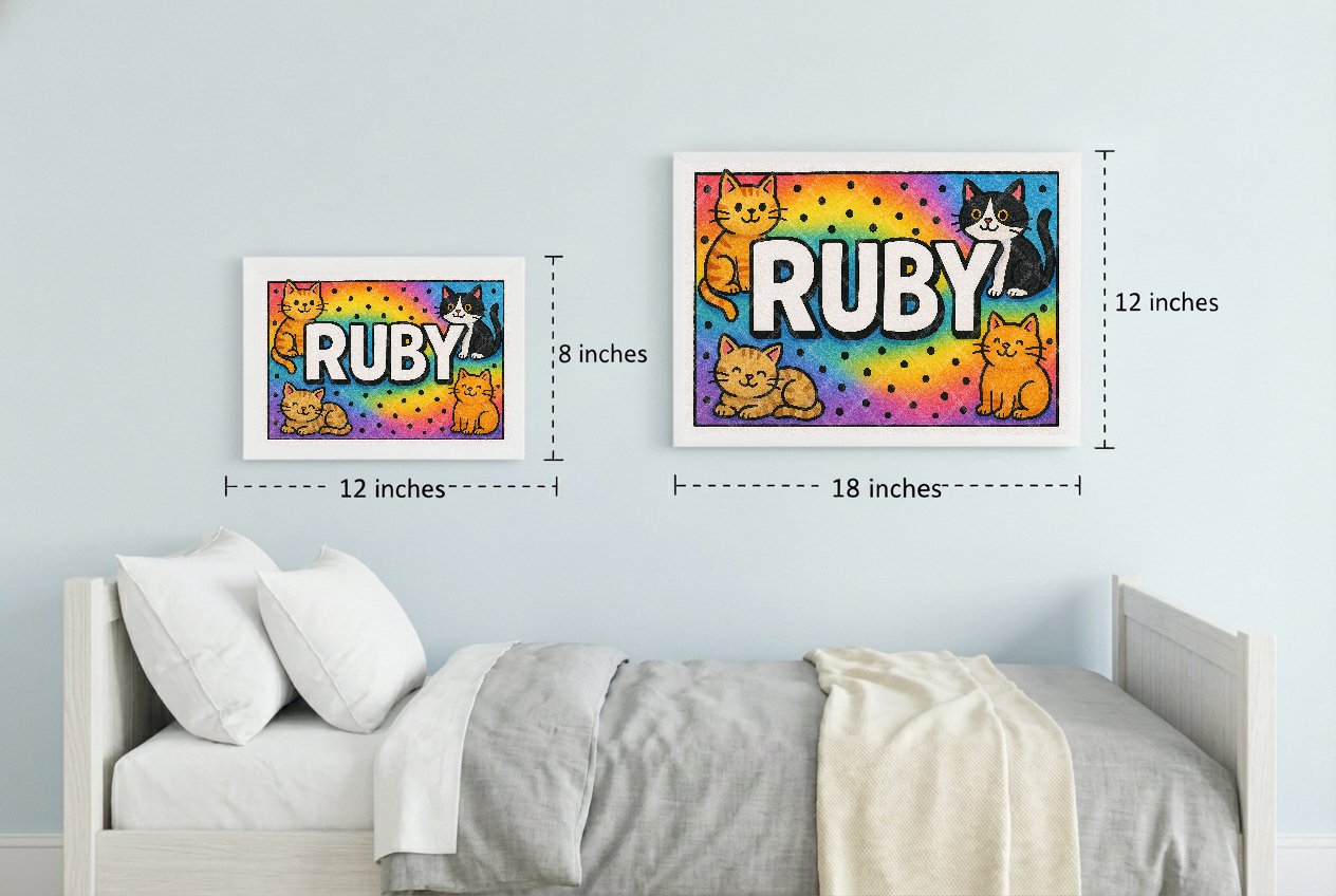 Personalized name art for Ruby