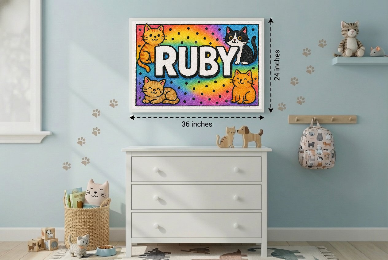 Personalized name art for Ruby