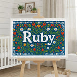 Calm personalized name art for Ruby