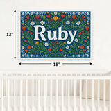 Calm personalized name art for Ruby