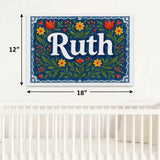 Calm personalized name art for Ruth