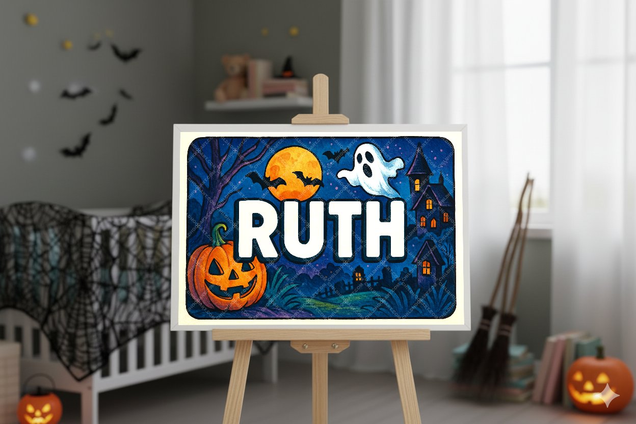 Personalized name art for Ruth