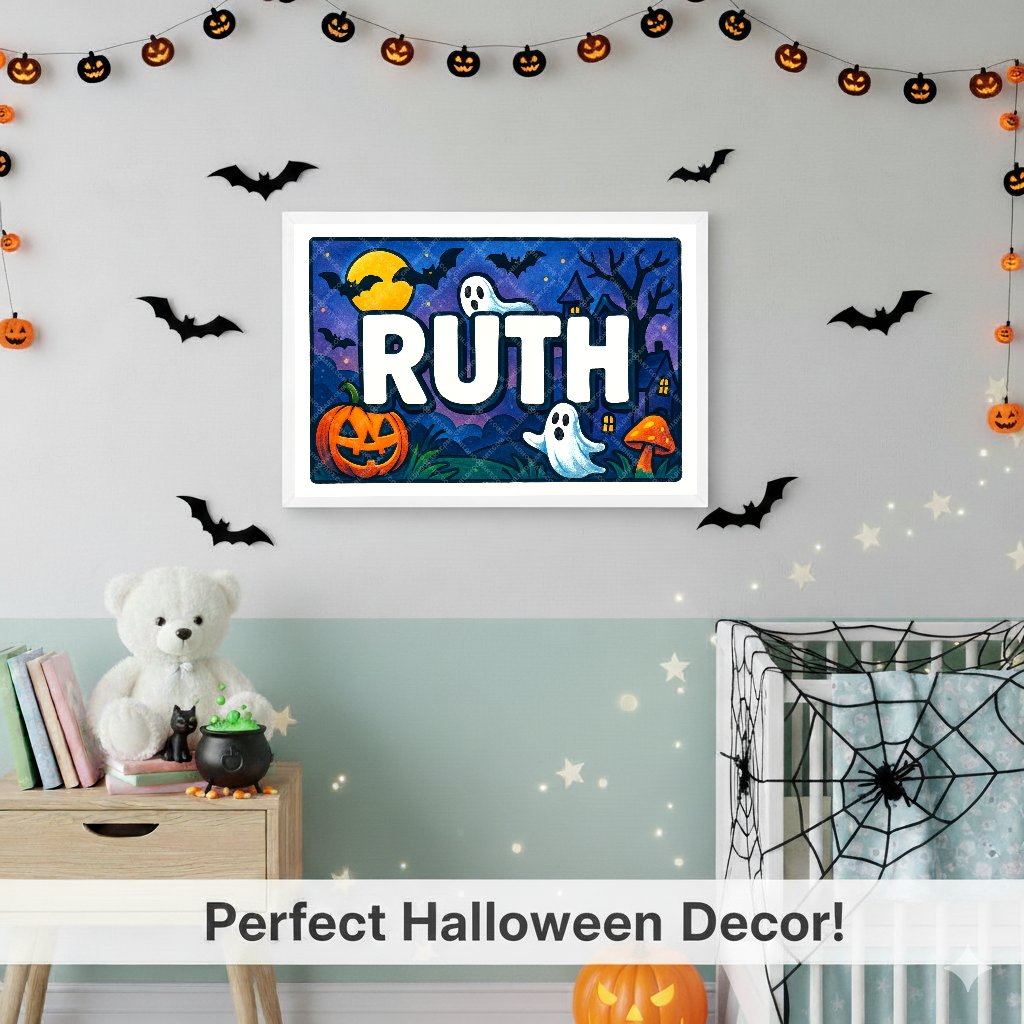 Personalized name art for Ruth