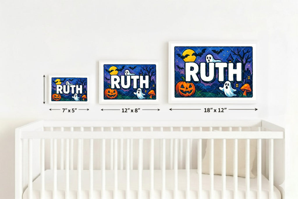 Personalized name art for Ruth