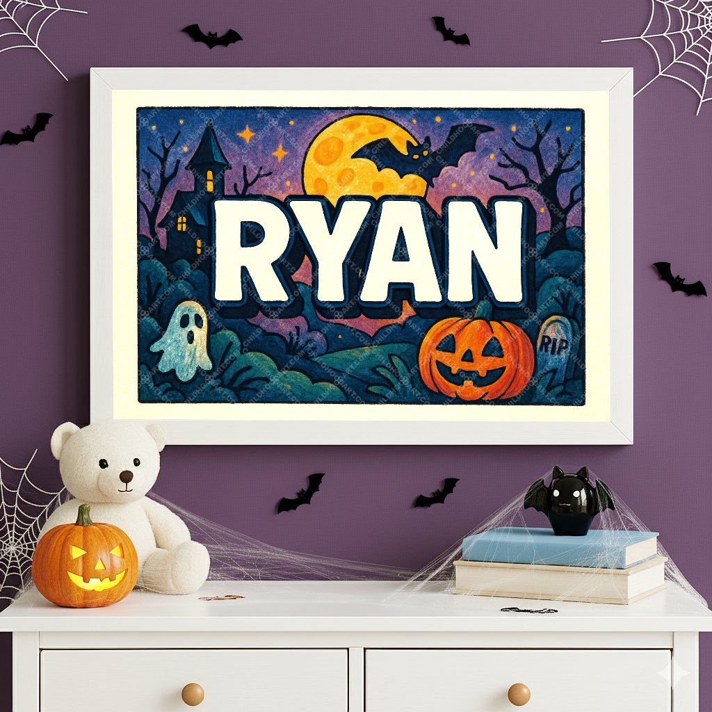 Personalized name art for Ryan
