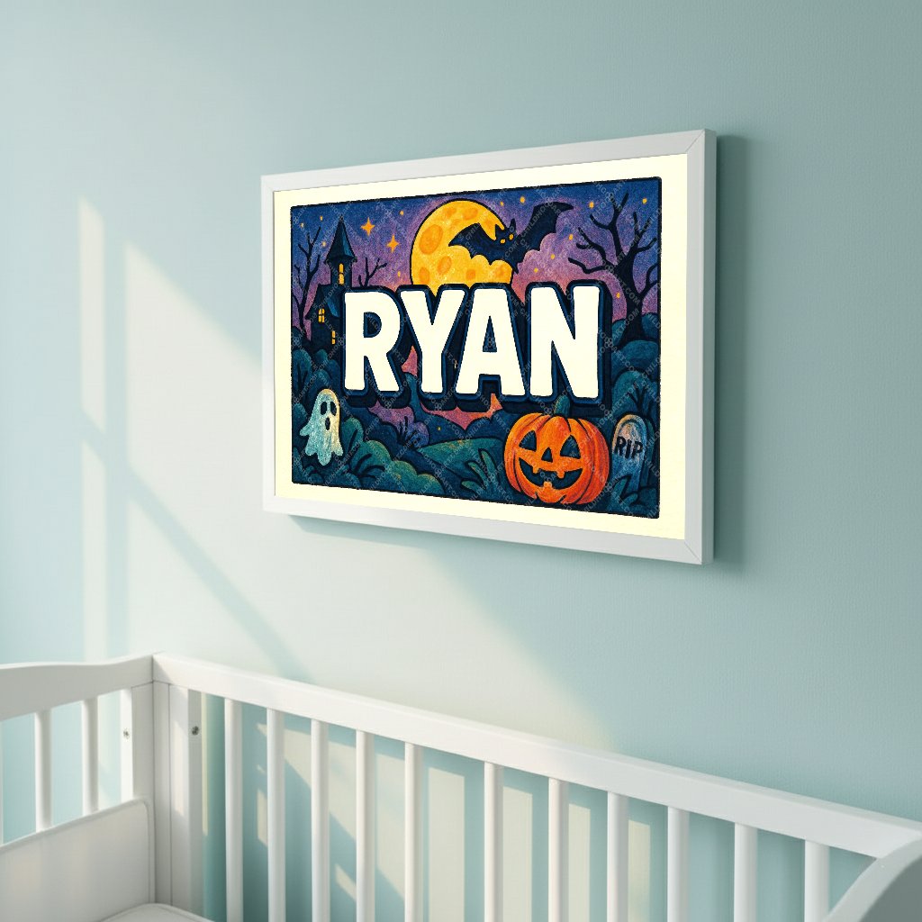 Personalized name art for Ryan