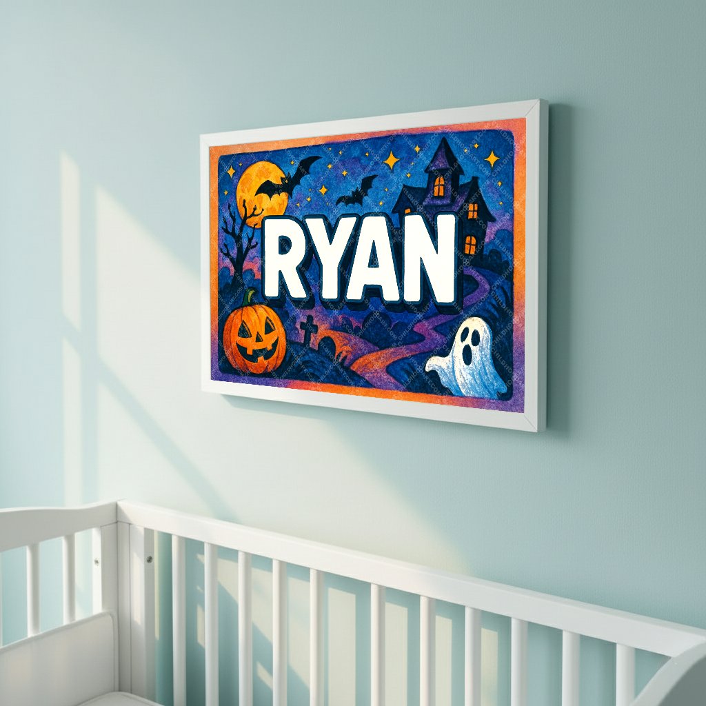 Personalized name art for Ryan