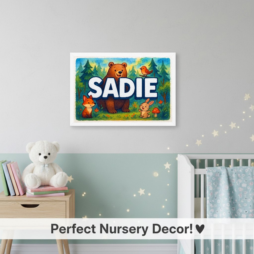 Personalized name art for Sadie