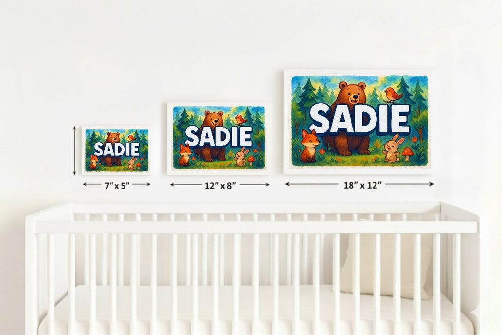 Personalized name art for Sadie