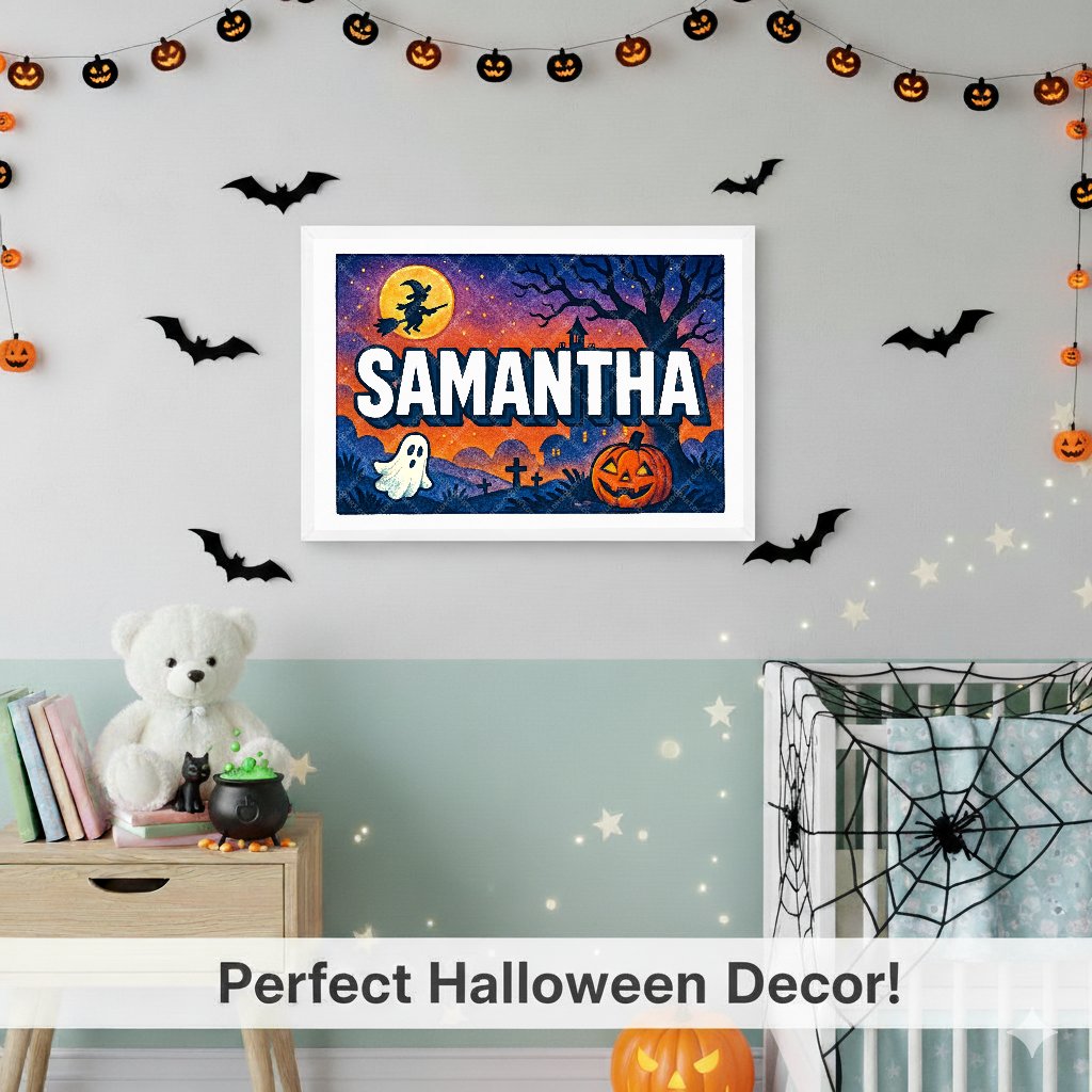 Personalized name art for Samantha