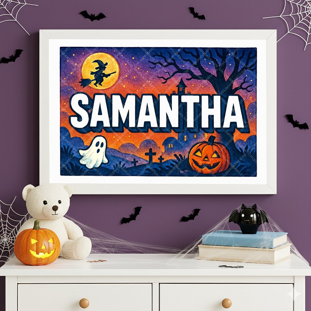 Personalized name art for Samantha