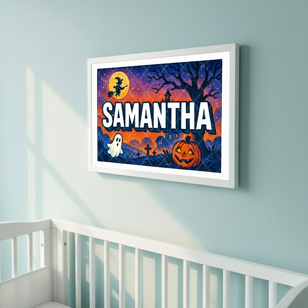 Personalized name art for Samantha