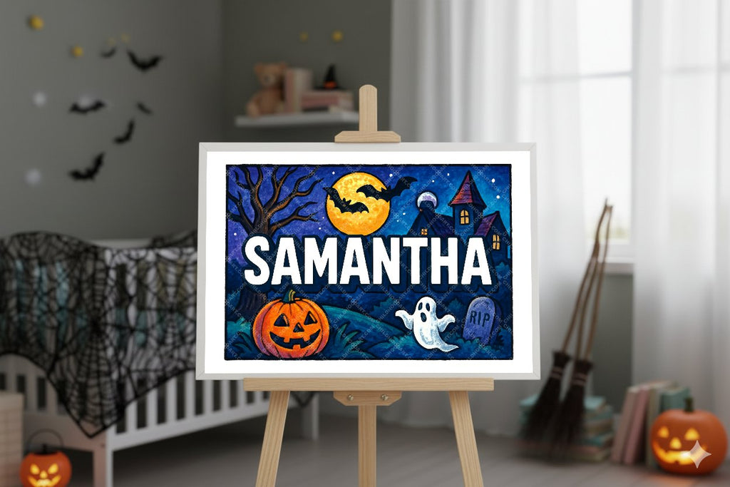Personalized name art for Samantha
