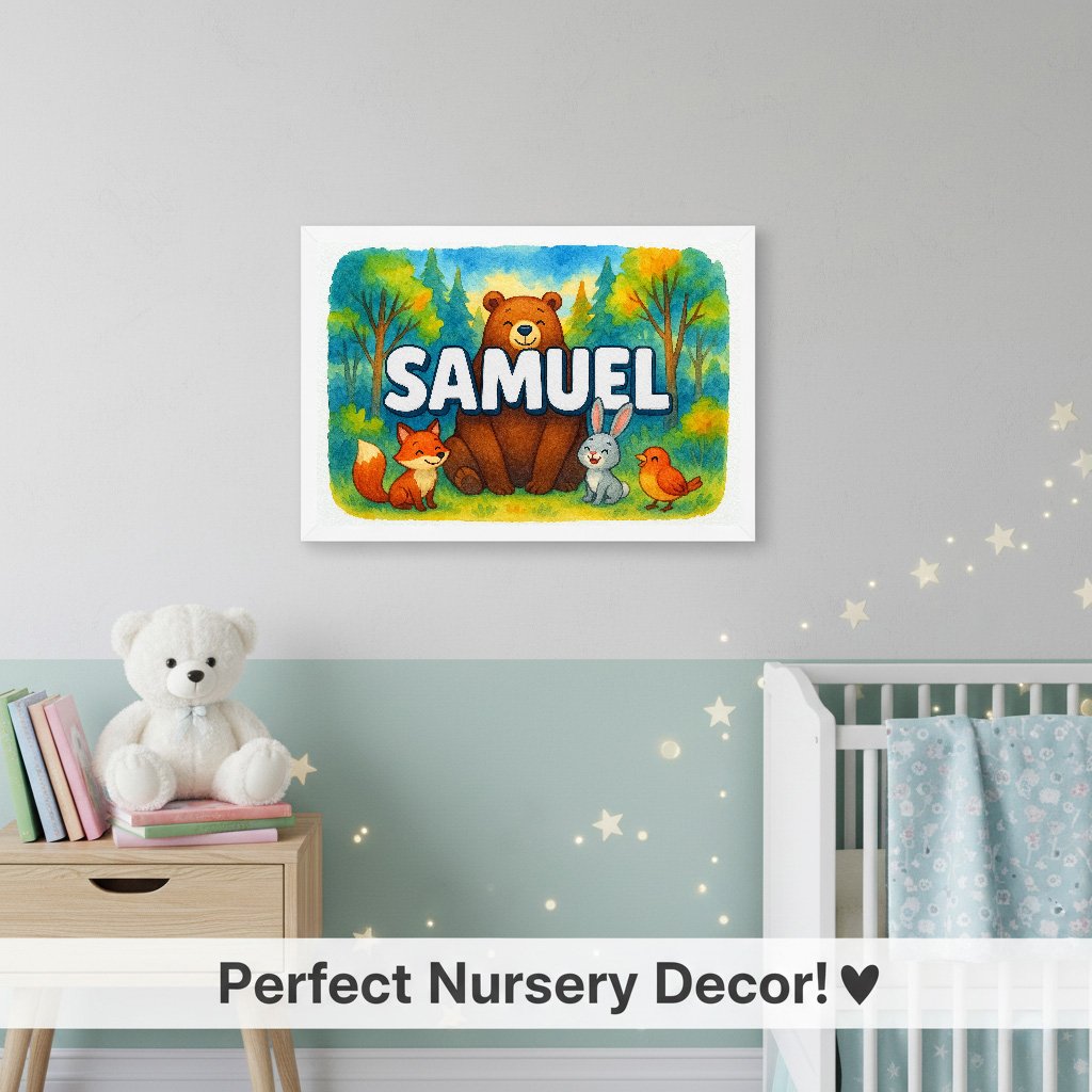 Personalized name art for Samuel