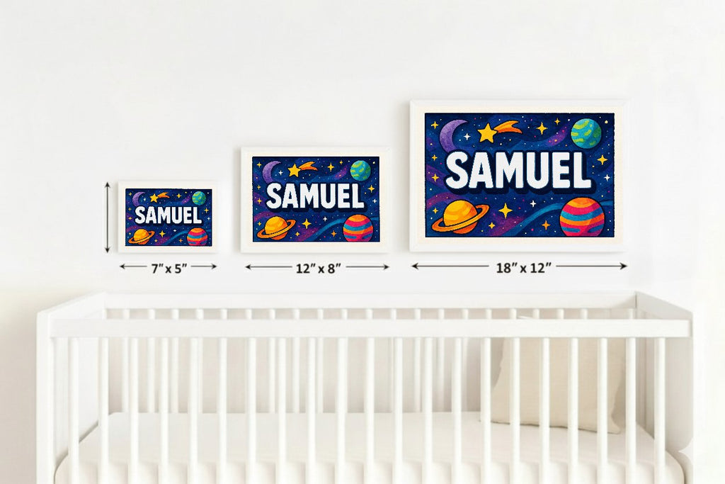 Personalized name art for Samuel