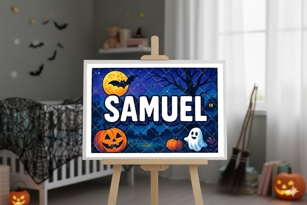 Personalized name art for Samuel