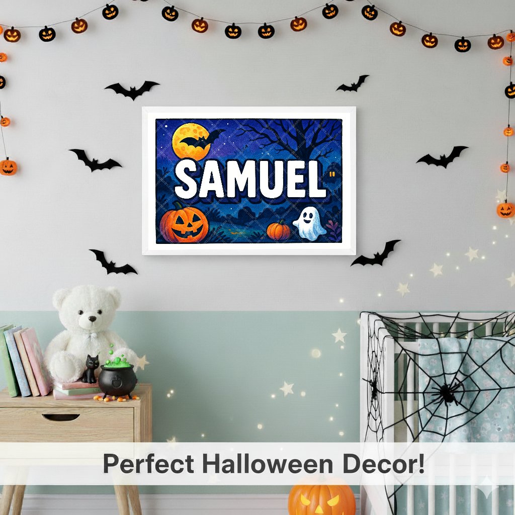 Personalized name art for Samuel