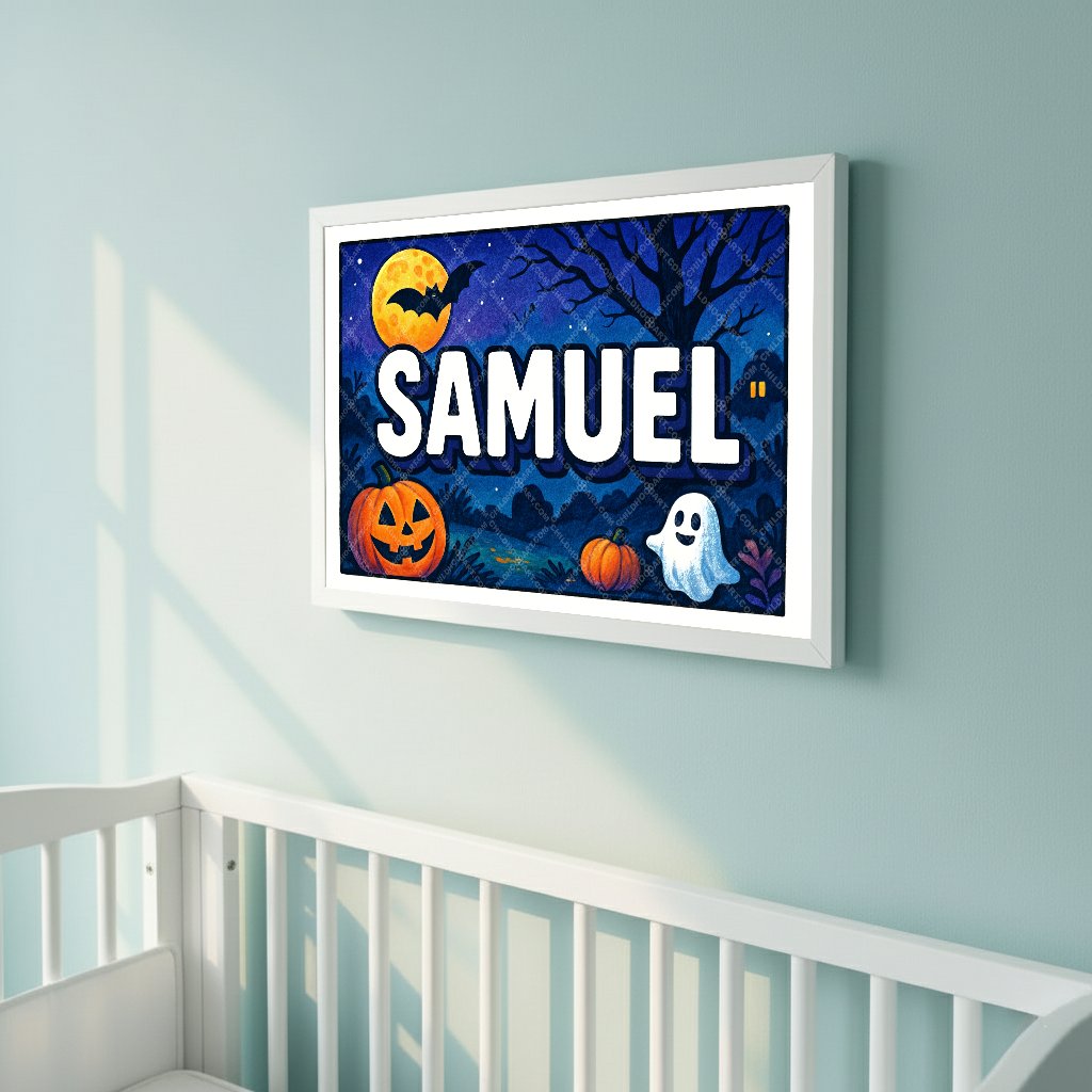 Personalized name art for Samuel