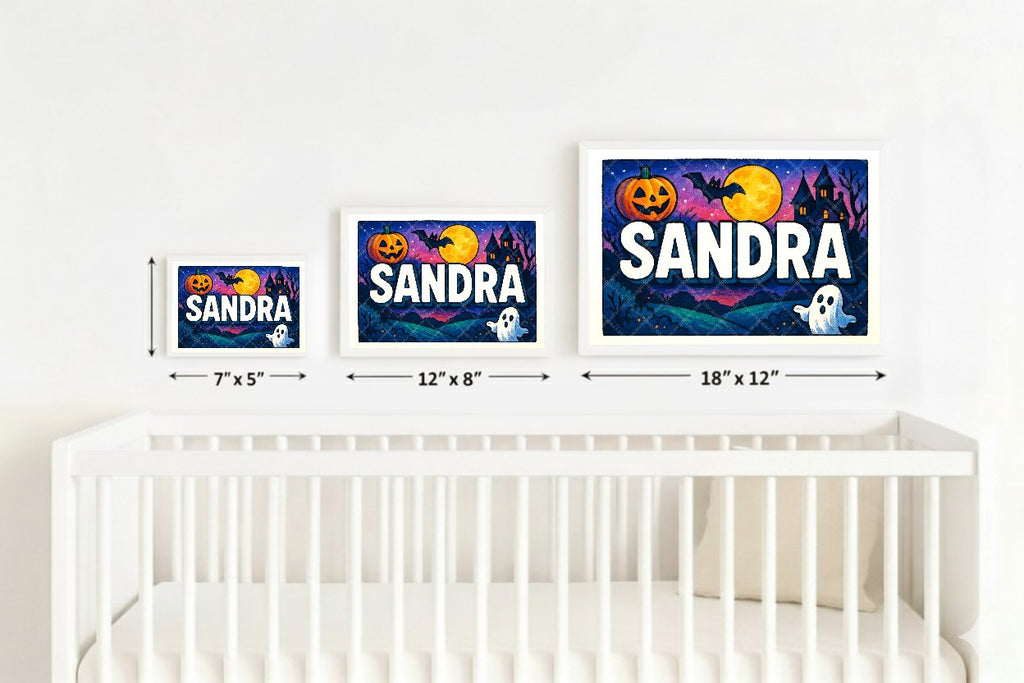 Personalized name art for Sandra