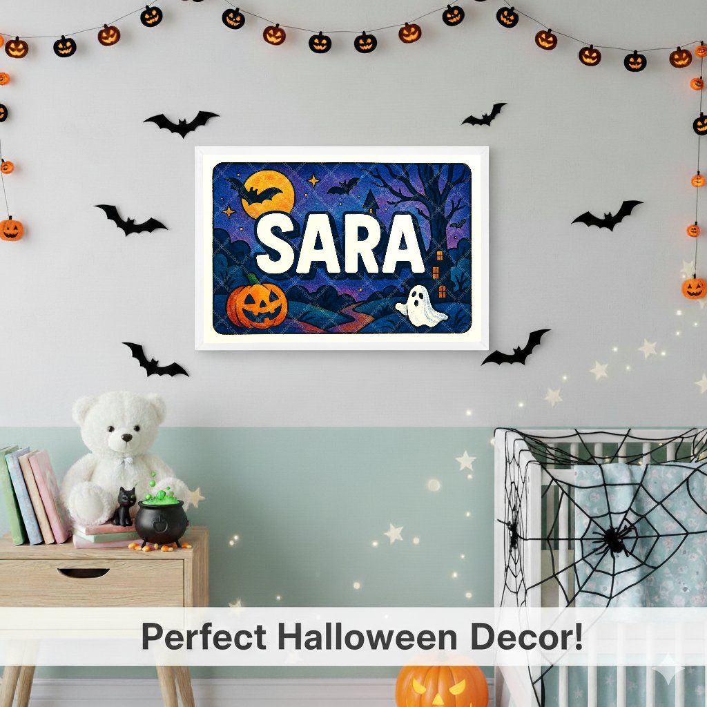 Personalized name art for Sara