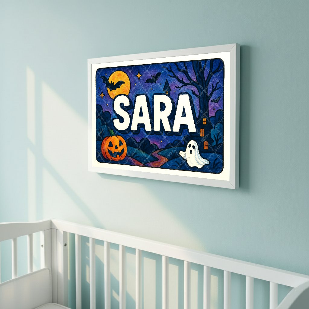 Personalized name art for Sara