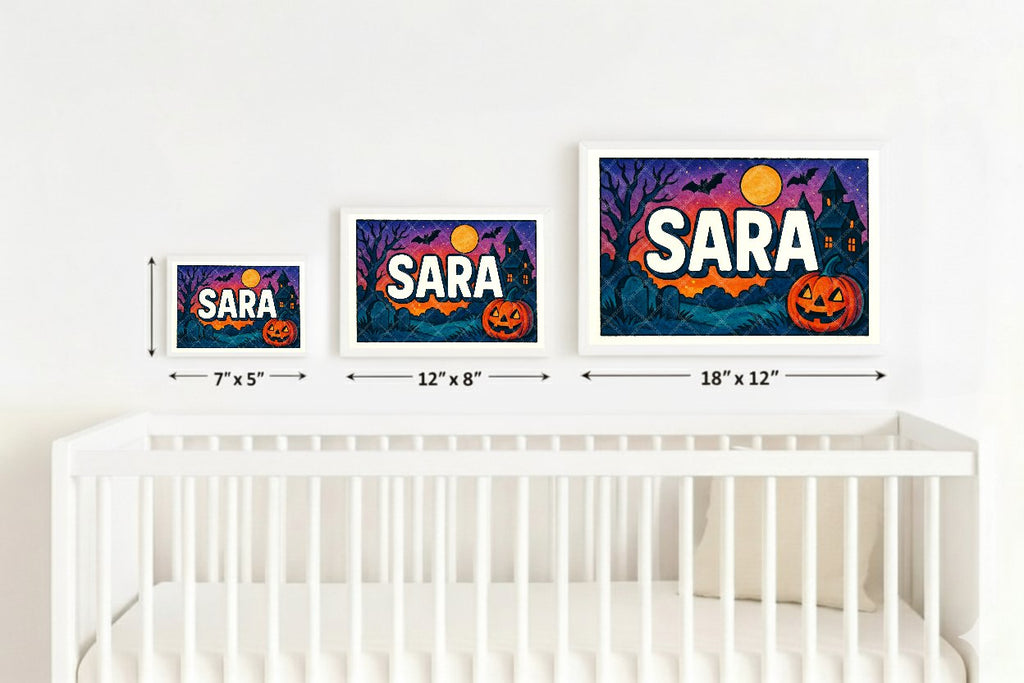 Personalized name art for Sara