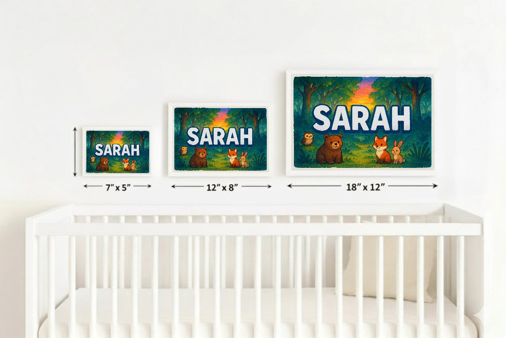 Personalized name art for Sarah