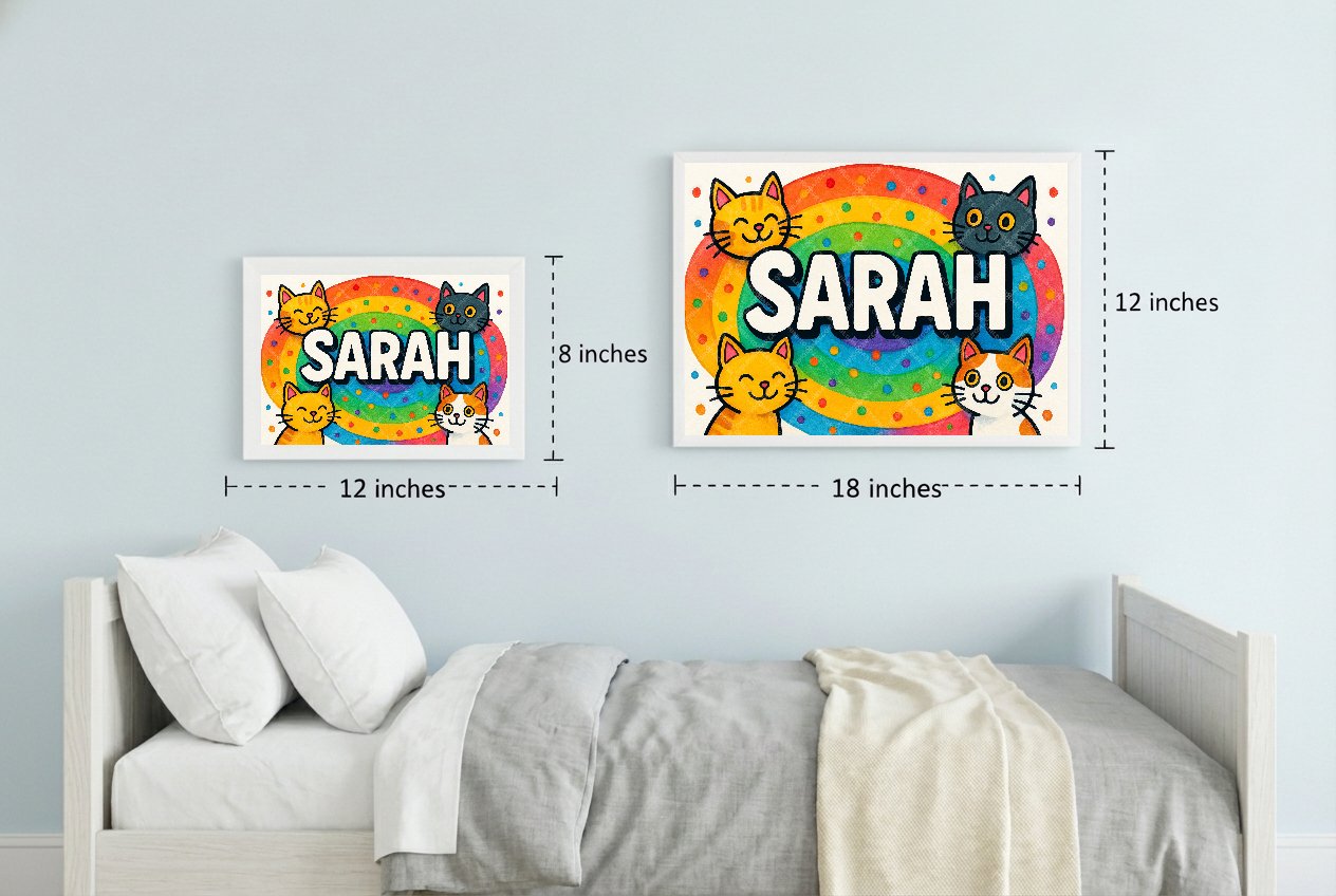 Personalized name art for Sarah