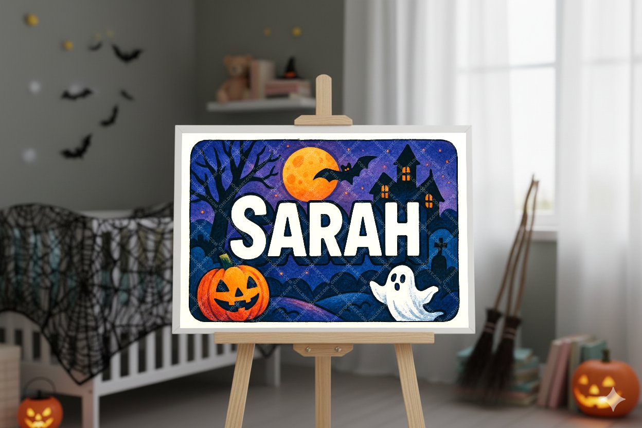 Personalized name art for Sarah