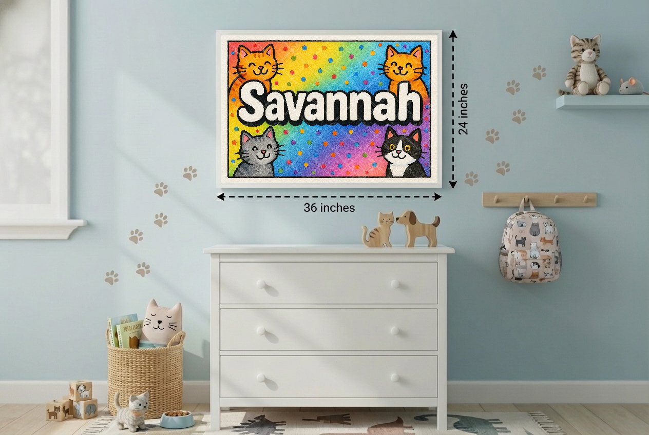 Personalized name art for Savannah