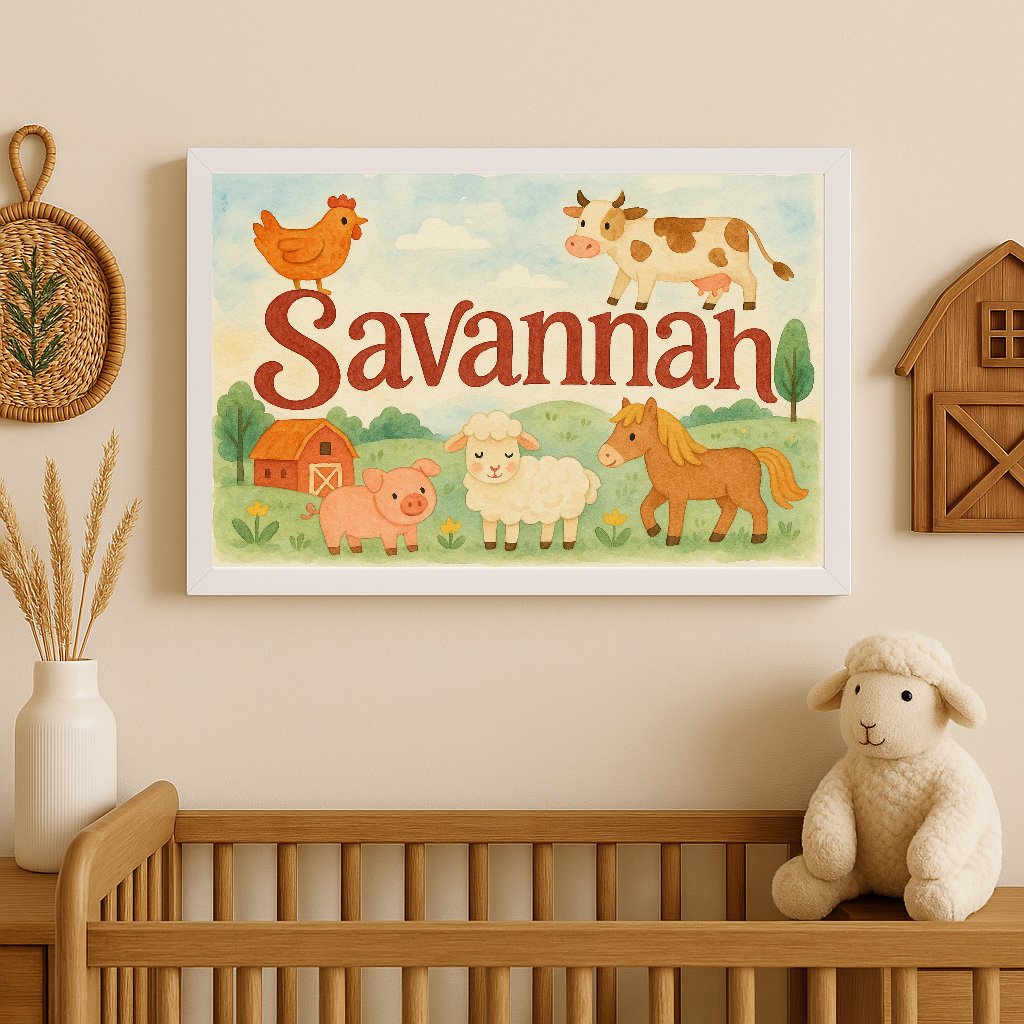 Savannah's Customized Farm Name Art 03