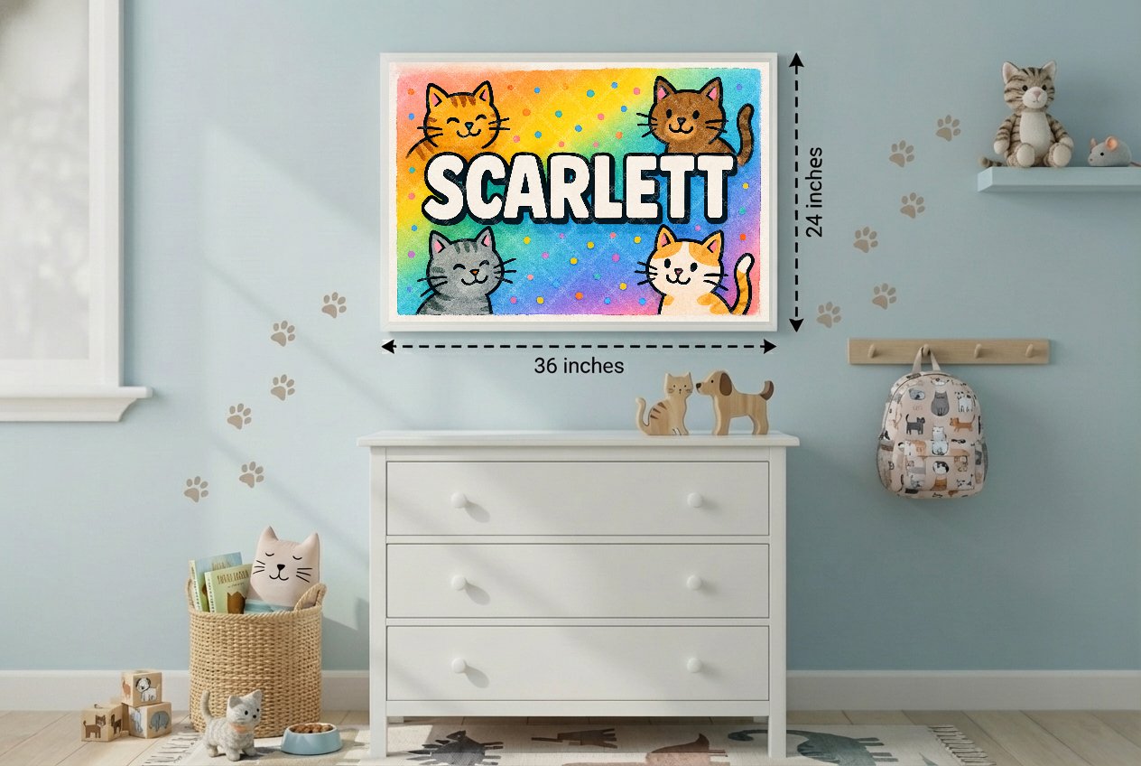 Personalized name art for Scarlett